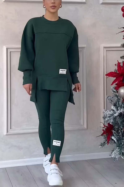 Women's Oversized Sweatshirt & Leggings 2 Piece Set