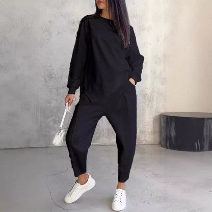 Women's Oversized Sweatshirt & Joggers Matching Set