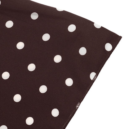 Women's Polka Dot V Neck Bell Sleeve A Line Mini Dress