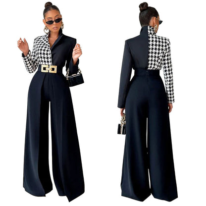 Women's High Waist Wide Leg Pants Flowy Loose Casual