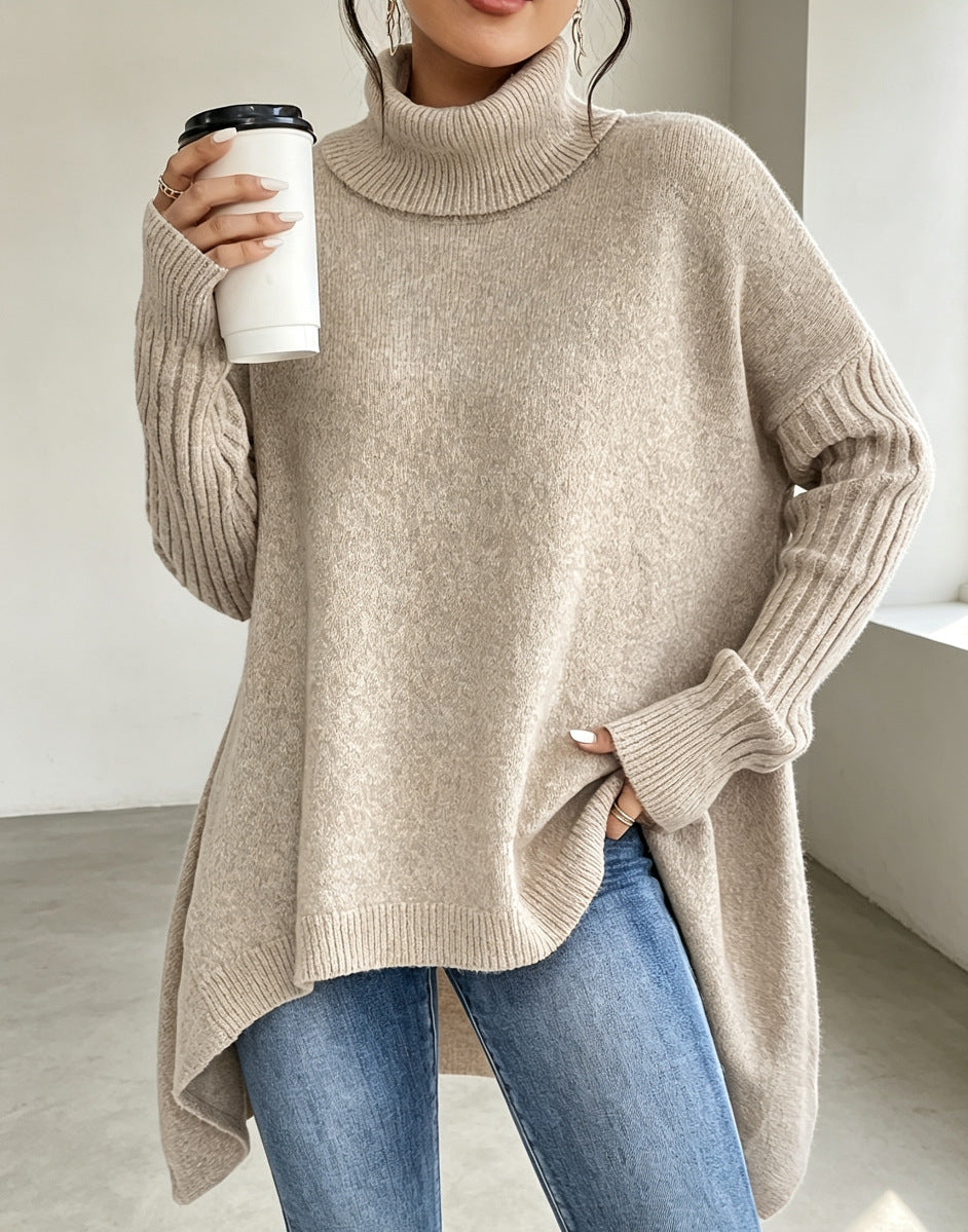 Women's Oversized Chunky Turtleneck Sweater
