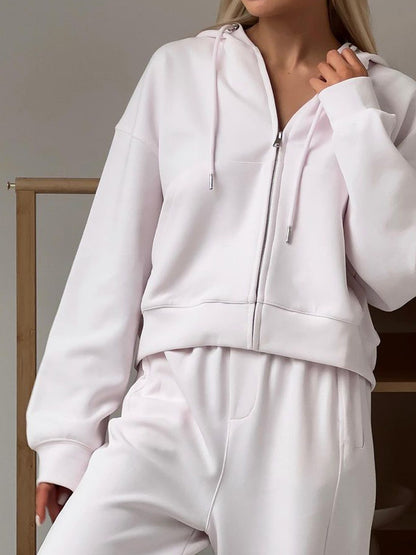 Women's 2 Piece Lounge Set Zip Up Hoodie & Joggers
