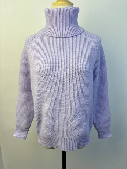 Women's Oversized Chunky Knit Turtleneck Sweater Pullover