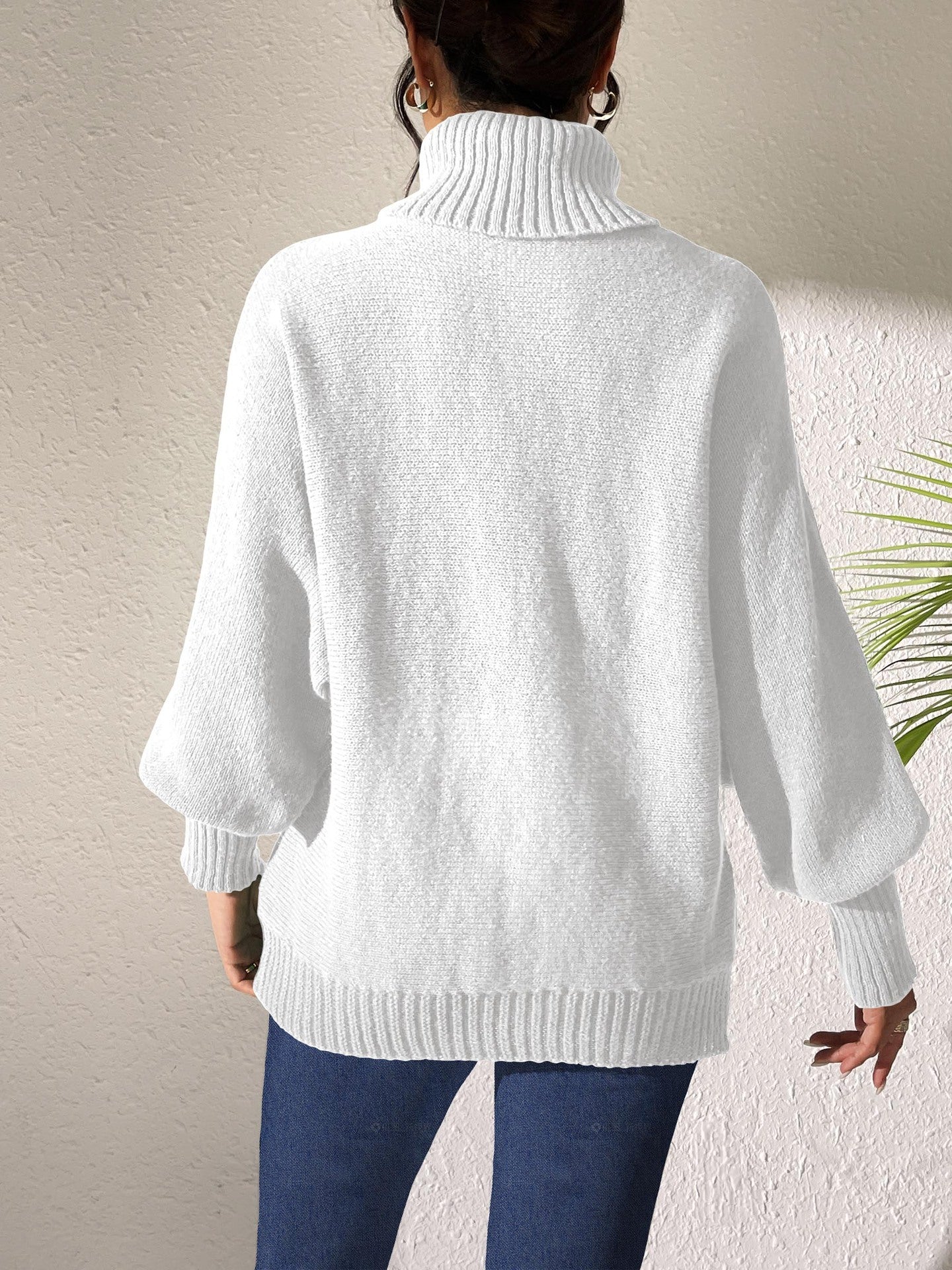 Women's Bottoming Shirt Autumn and Winter Casual Turtleneck Sweater