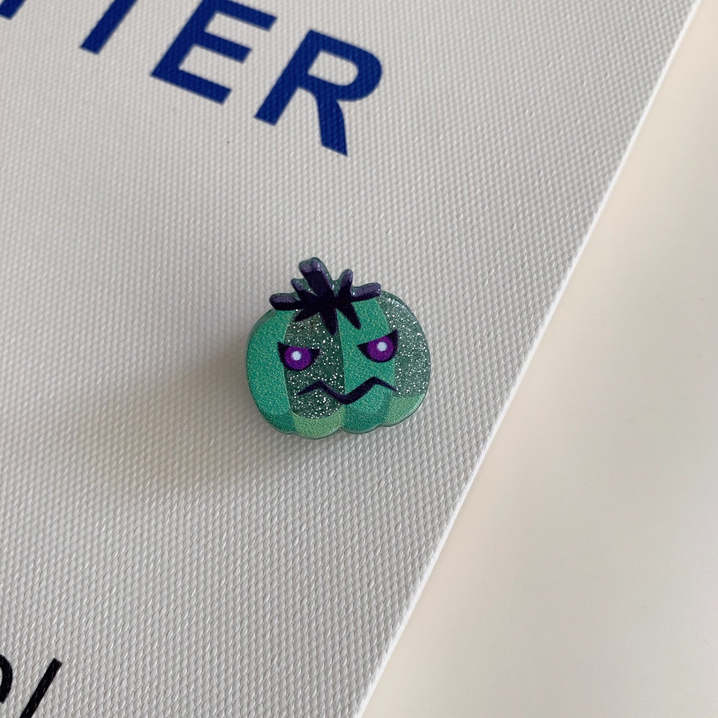 Halloween Ghost Pumpkin Bat Acrylic Mini Claw Clip