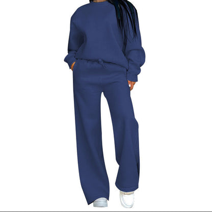 Women's Oversized Sweatshirt Wide Leg Pants Lounge Set