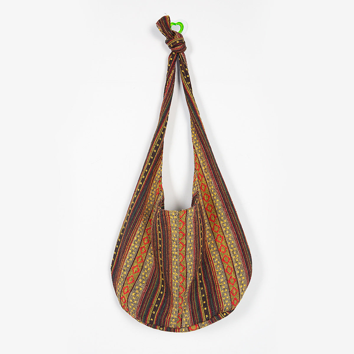 Boho Aztec Canvas Shoulder Tote Bag for Women