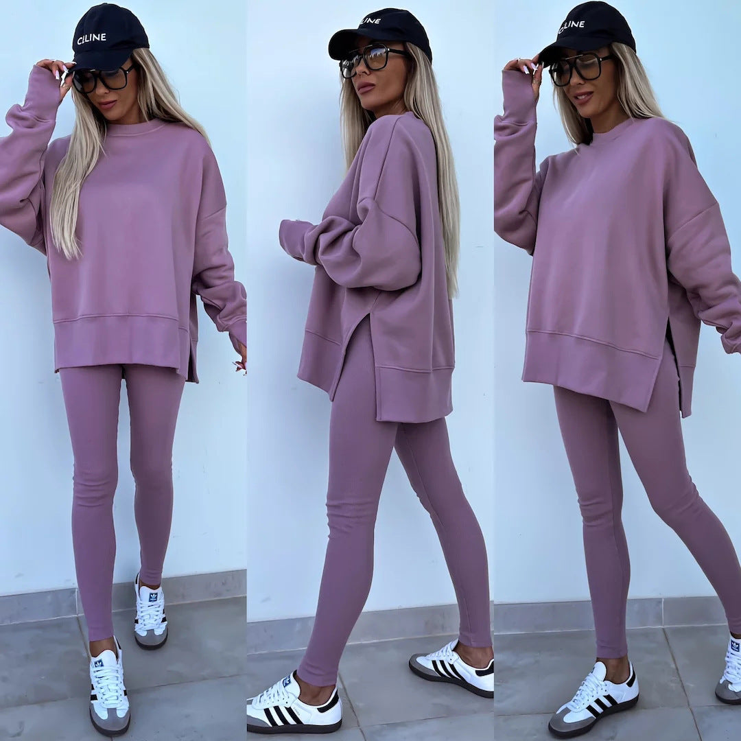 Oversized Sweatshirt and Leggings Two Piece Set