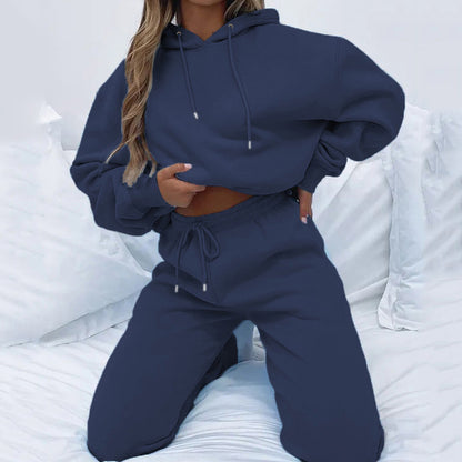 Women's Matching Hoodie & Sweatpants 2 Piece Lounge Set