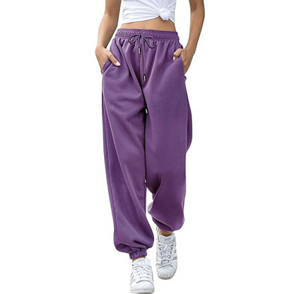 High Waist Loose Fit Sweatpants | Casual Jogger Pants Women