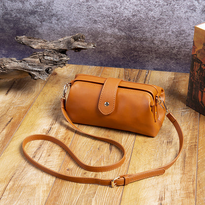 Vintage PU Leather Doctor Crossbody Bag for Women
