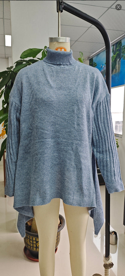 Women's Oversized Chunky Turtleneck Sweater