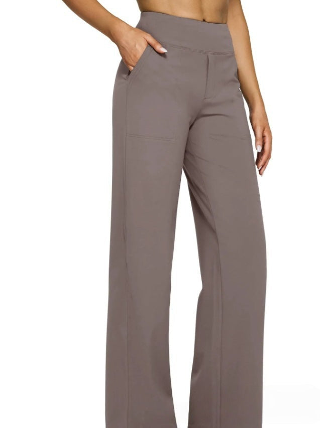 Women's High Waisted Wide Leg Pants with Pockets