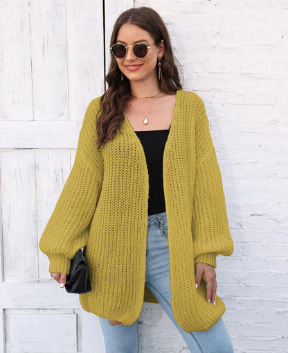 Women's Thick Coat Sweater Women's Cardigan Loose Lazy Style