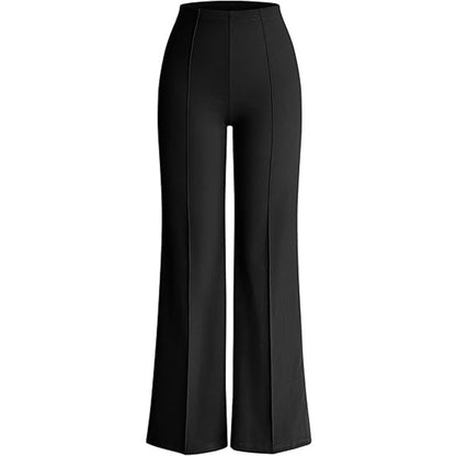 Chic High-Waisted Wide-Leg Pants – Effortless Street Style Trousers
