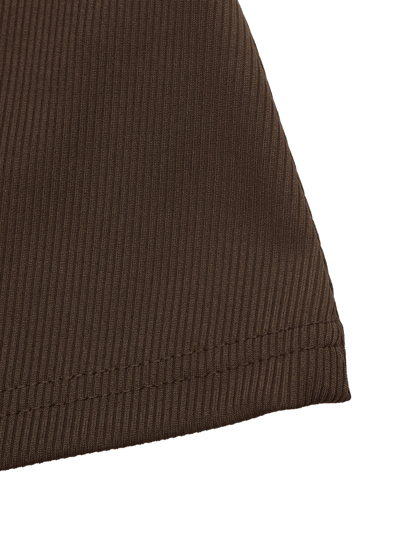 Solid Mock Neck Asymmetric Pleated Knit Maxi Dress