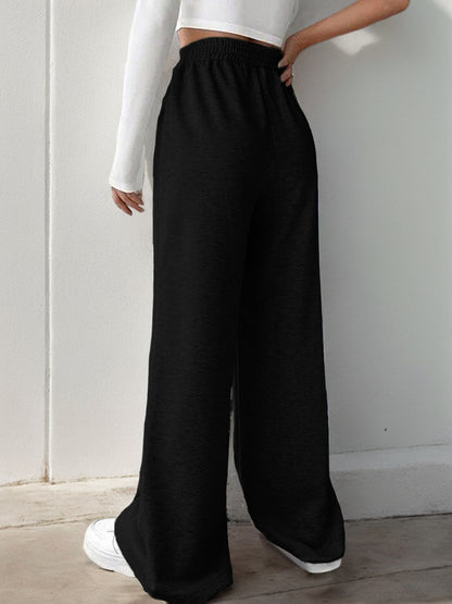 High Waisted Wide Leg Lounge Sweatpants with Pockets