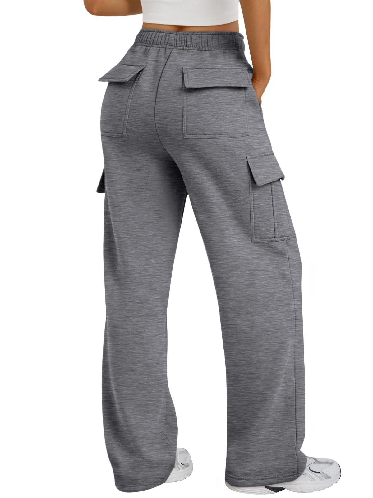 Women's High Waisted Wide Leg Cargo Pants