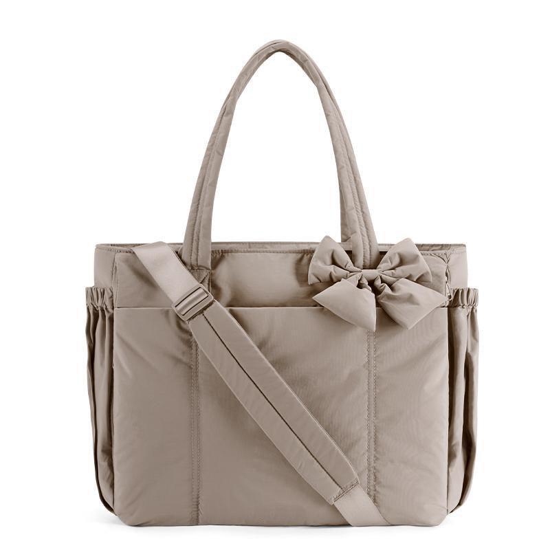Lightweight Quilted Crossbody Travel Tote Bag for Women