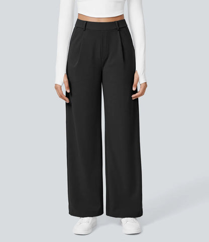 Women's High Waisted Wide Leg Dress Pants Casual
