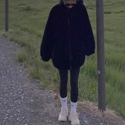 Women's Oversized Sherpa Fleece Winter Jacket