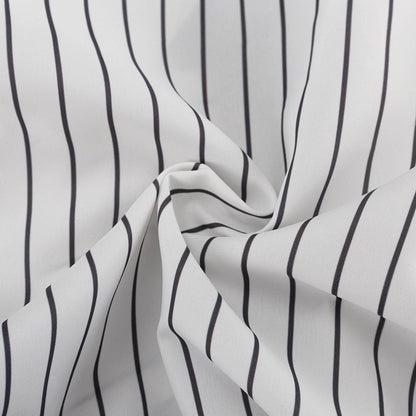 Women's Striped Bow Tie Long Sleeve Shirt Blouse