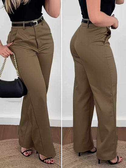 Women's High Waisted Wide Leg Dress Pants Trousers
