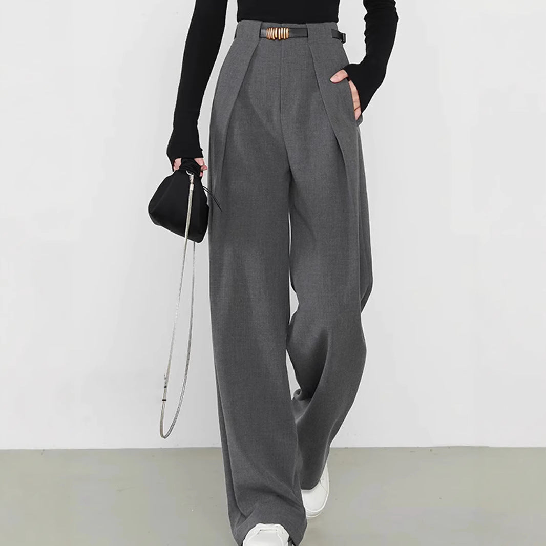 Women's Wide Leg Dress Pants High Waist Loose Straight Leg
