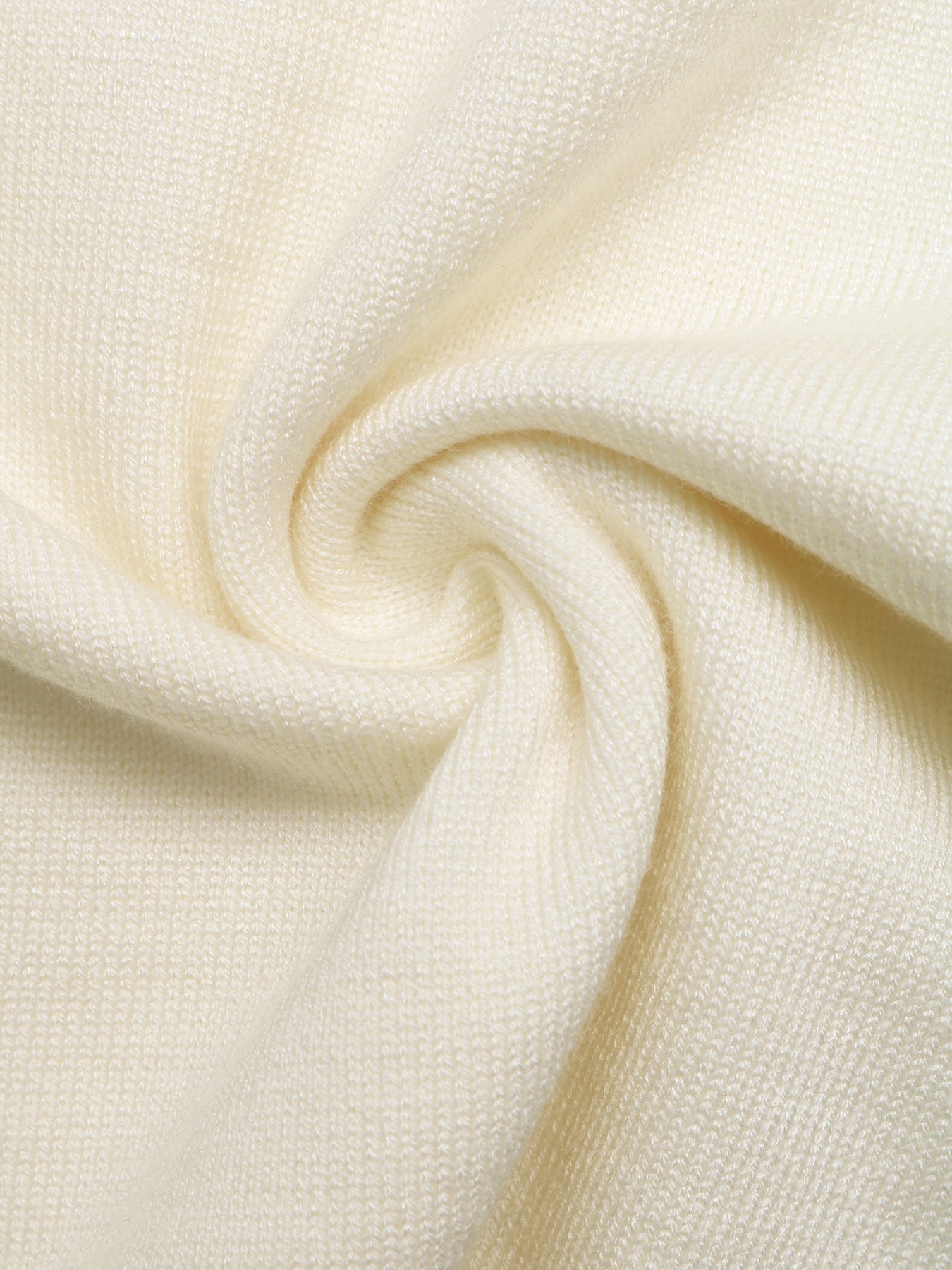 Ruffle Trim V Neck Sweater Pearl Button Pullover