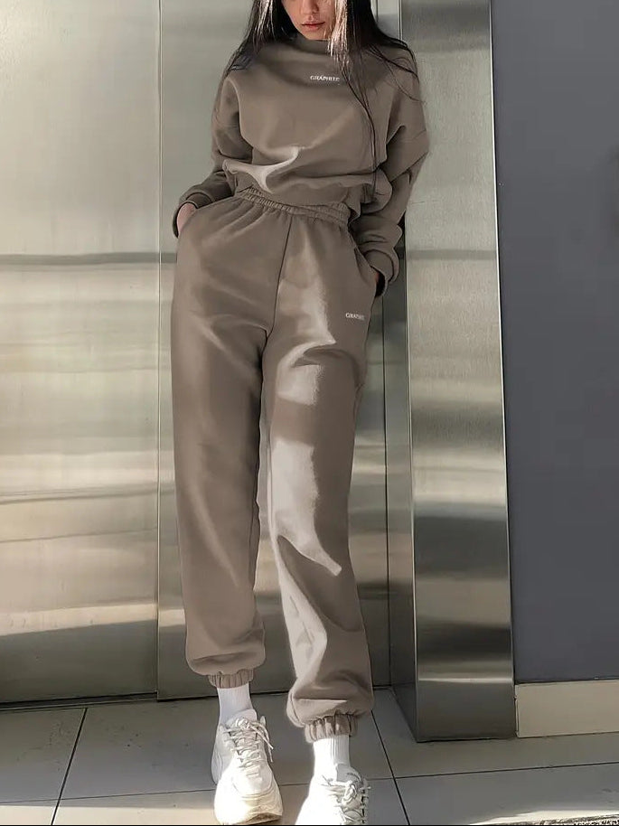 Women's Oversized Sweatshirt Joggers Matching Set