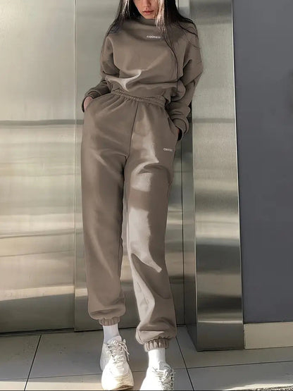 Women's Oversized Sweatshirt Joggers Matching Set