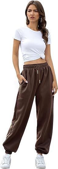 High Waist Loose Fit Sweatpants | Casual Jogger Pants Women
