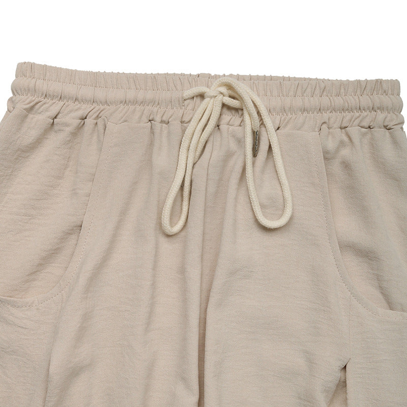 Women’s Drawstring Wide Leg Pants Casual Vacation