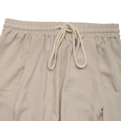 Women’s Drawstring Wide Leg Pants Casual Vacation