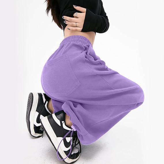 High Waist Drawstring Wide Leg Lounge Pants