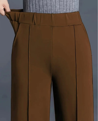 Women's High Waisted Wide Leg Dress Pants with Pockets