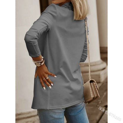 Women's Casual Open Front Blazer Long Sleeve Jacket