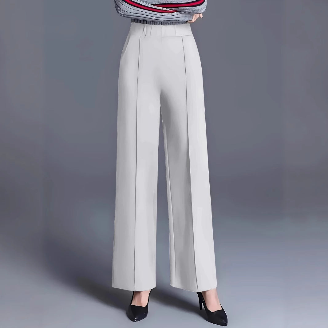 Women's High Waisted Wide Leg Dress Pants with Pockets