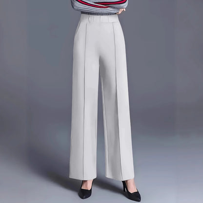 Women's High Waisted Wide Leg Dress Pants with Pockets