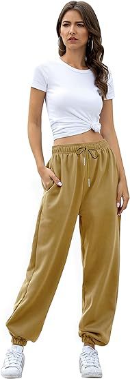 High Waist Loose Fit Sweatpants | Casual Jogger Pants Women