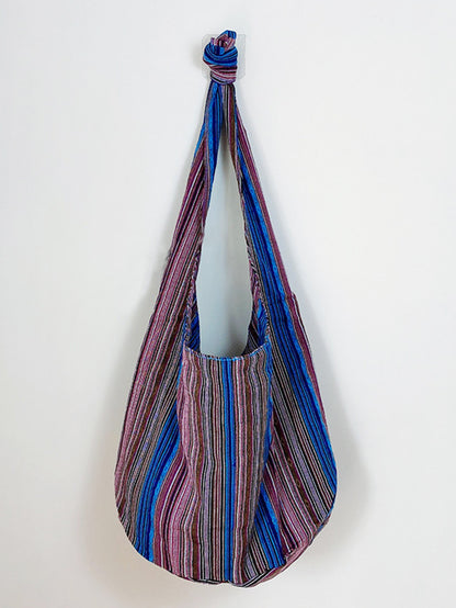 Boho Aztec Canvas Shoulder Tote Bag for Women