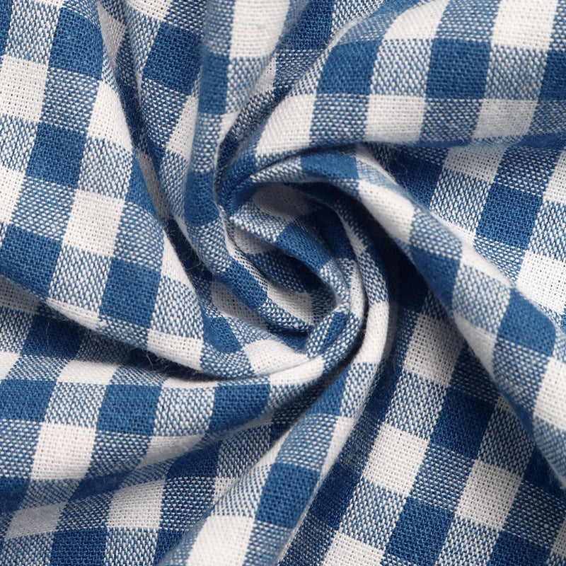 Blue Gingham Bow Front Midi Dress Cottagecore Sundress