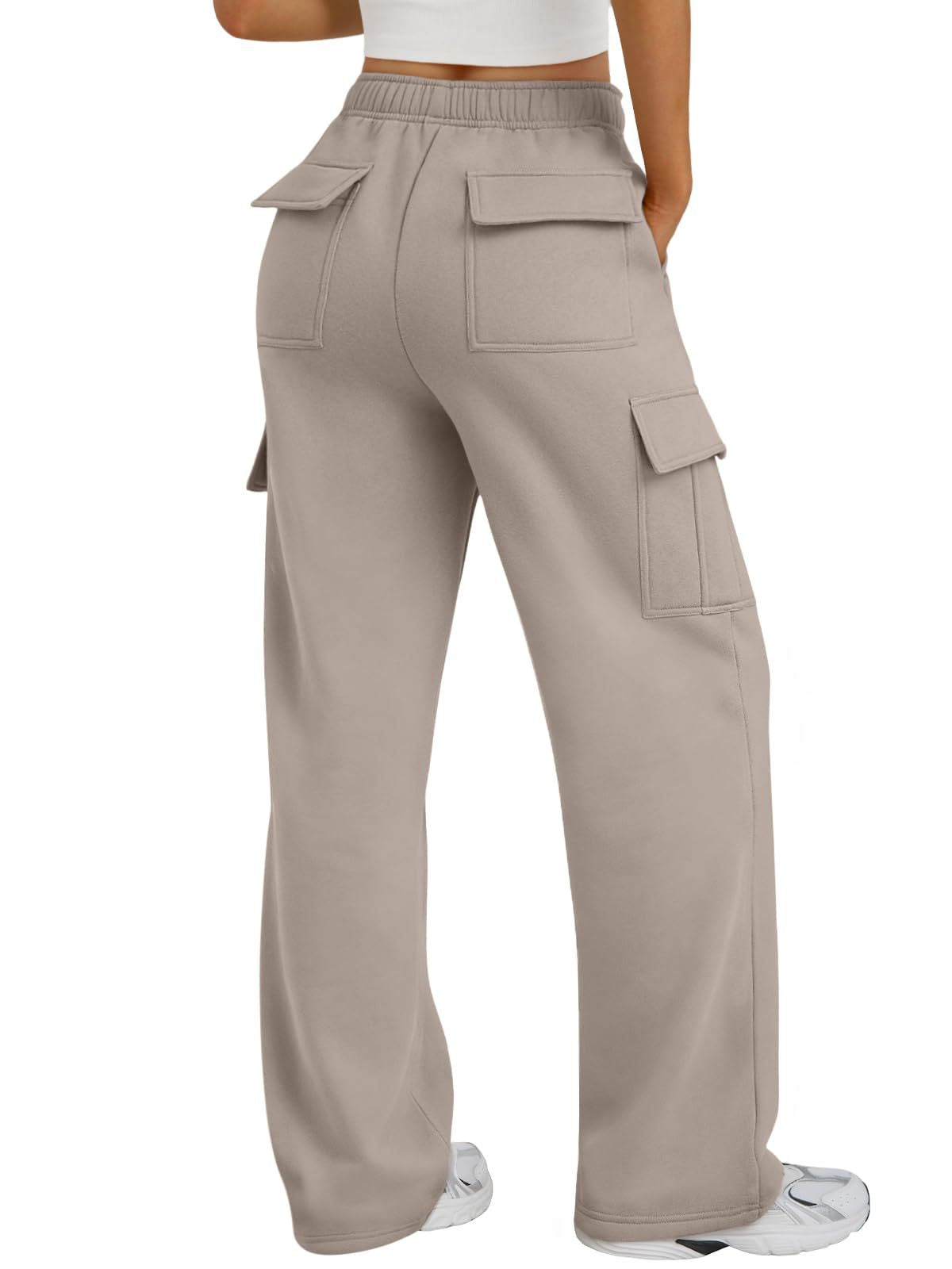 Women's High Waisted Wide Leg Cargo Pants