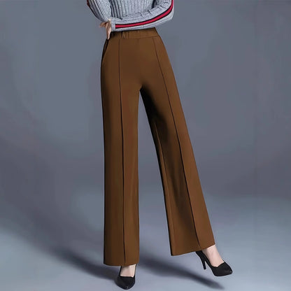 Women's High Waisted Wide Leg Dress Pants with Pockets