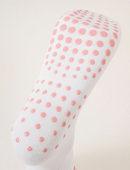 Womens Bow Grip Pilates Socks Non Slip Yoga Socks