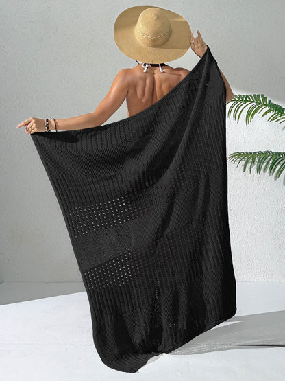 Women's Crochet Beach Cover Up Wrap Maxi Skirt Sarong