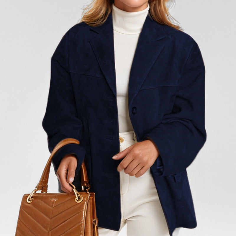Women's Oversized Vintage Blazer Jacket