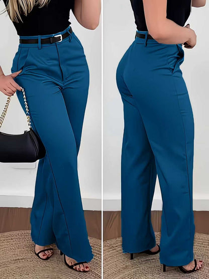 Women's High Waisted Wide Leg Dress Pants Trousers