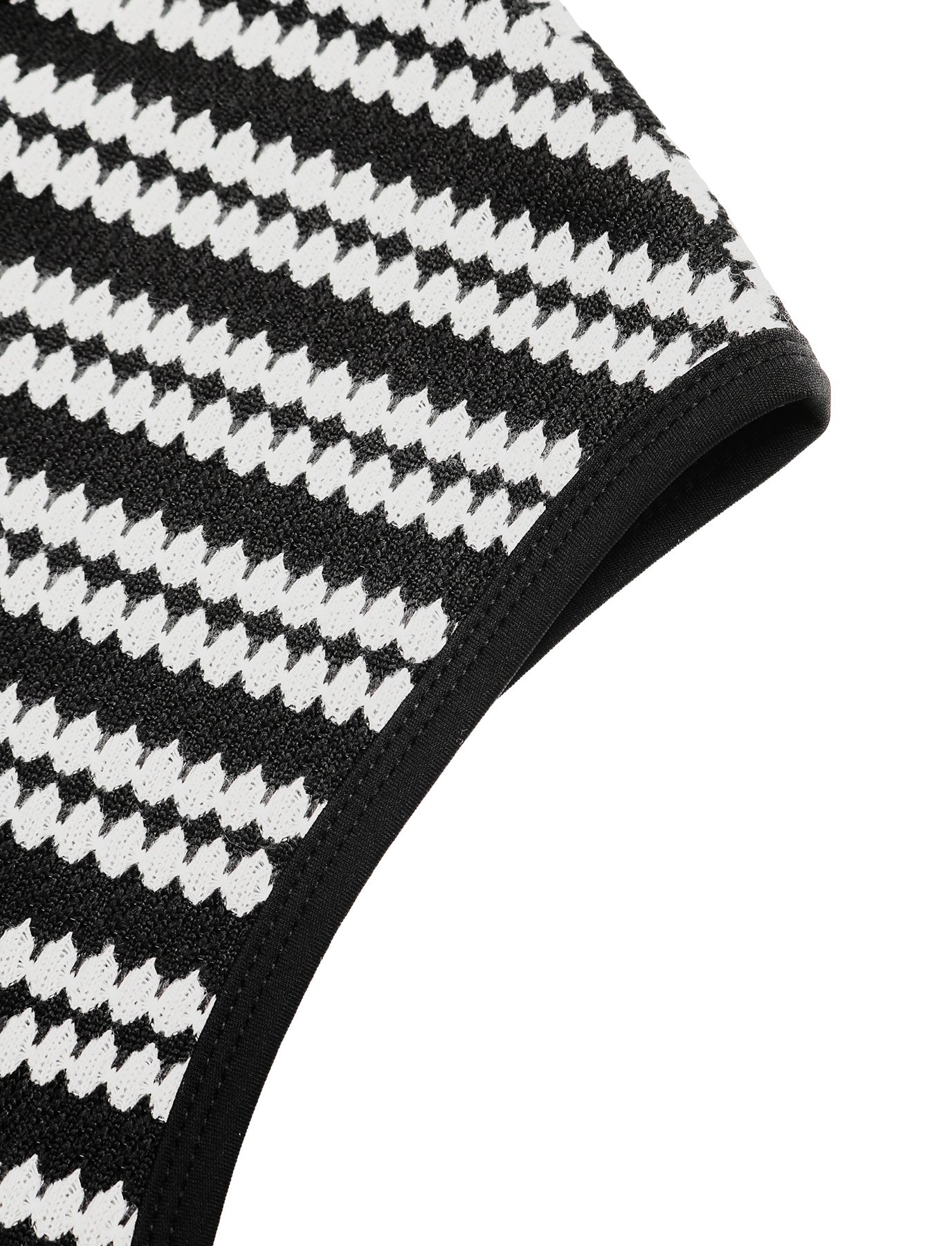 Striped Sleeveless Ribbed Knit Bodycon Maxi Dress