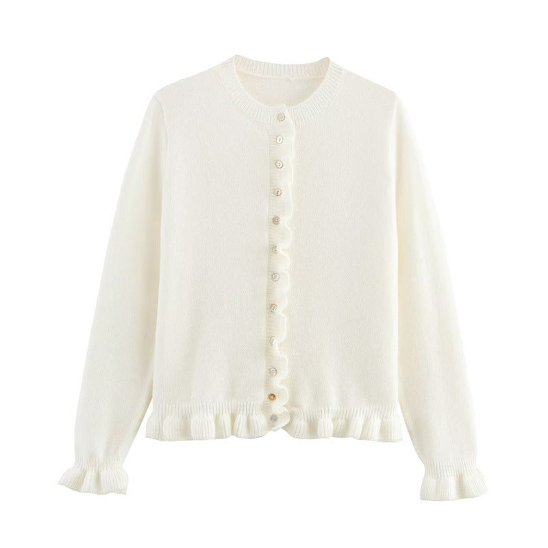 Women's Button Front Knit Cardigan Classic Layering Sweater
